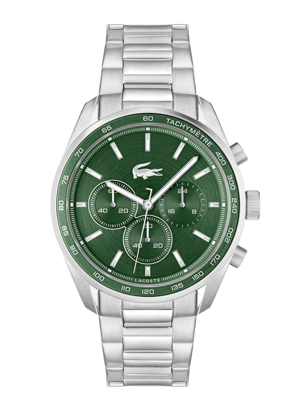 Lacoste Men Boston Bracelet Style Analogue Chronograph Watch 2011346-Green