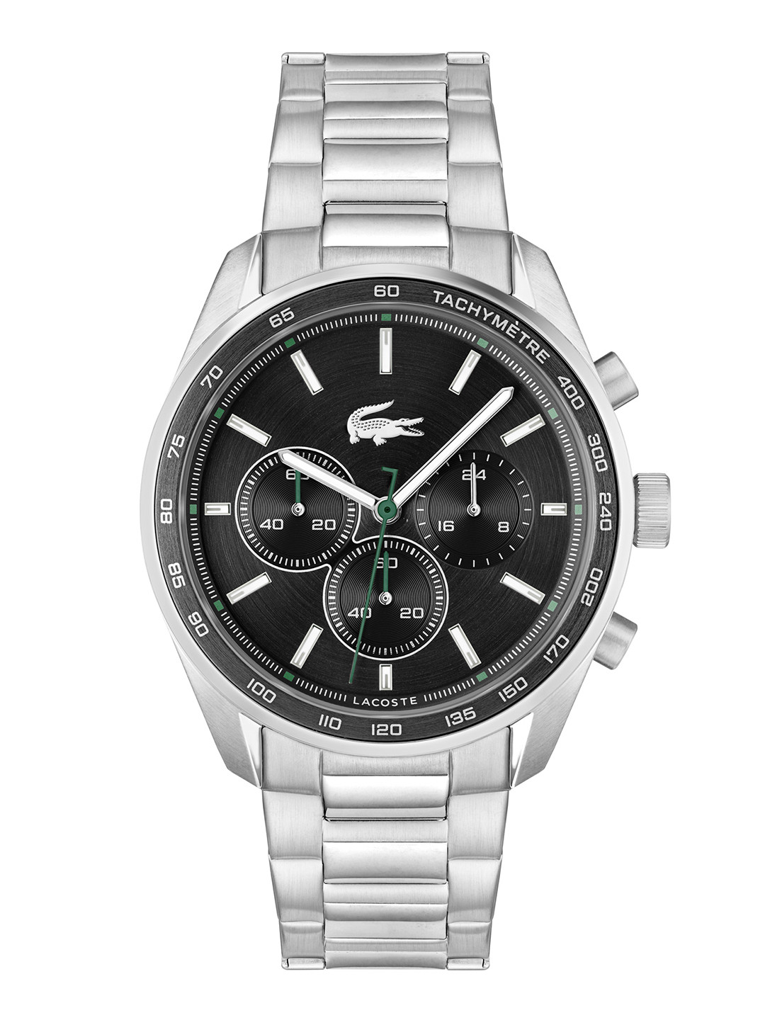 Lacoste Men Boston Analogue Chronograph Watch 2011347-Black