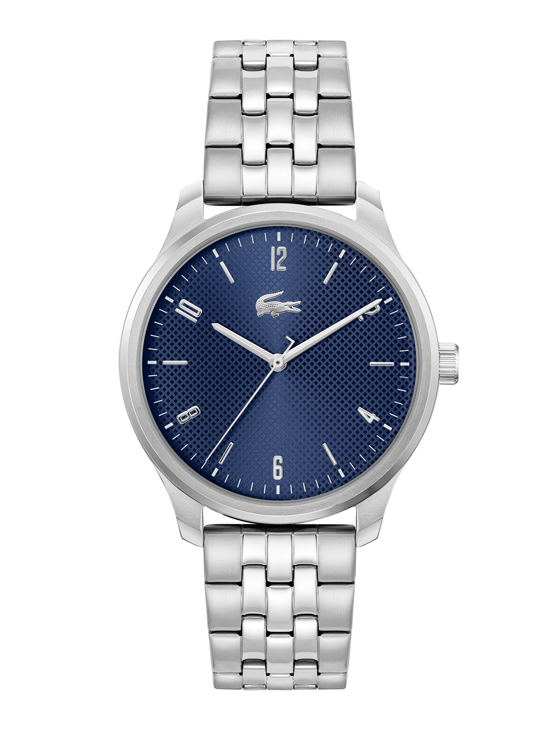 Lacoste Men Patterned Dial & Stainless Steel Bracelet Style Straps Analogue Watch 2011325