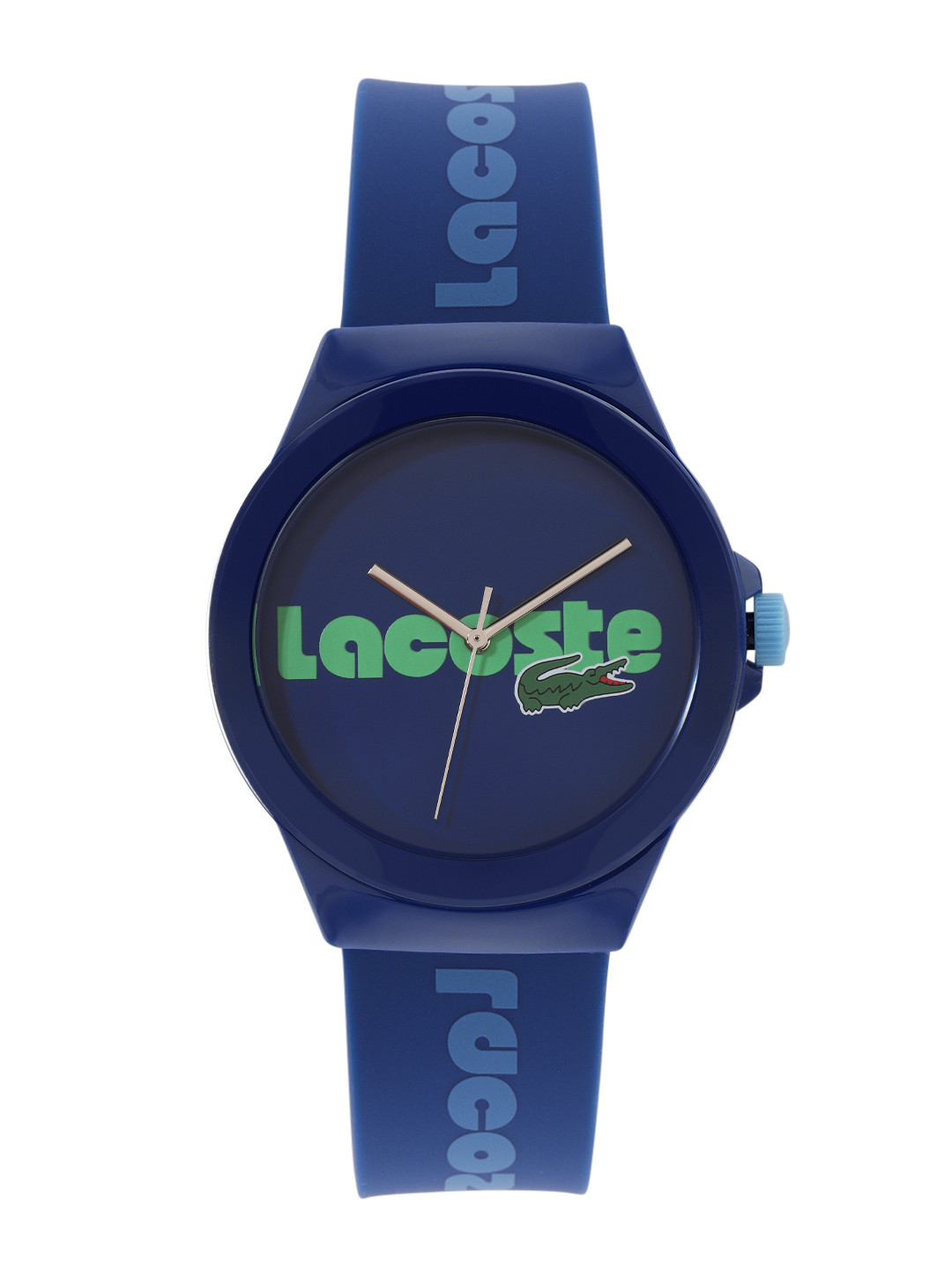 Lacoste Men Neocroc Brand Logo Printed Analogue Watch 2020155-Blue