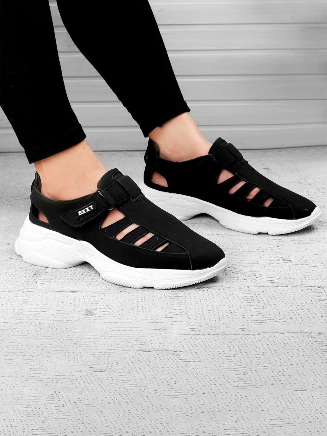 Bxxy Suede Shoe Style Sandals