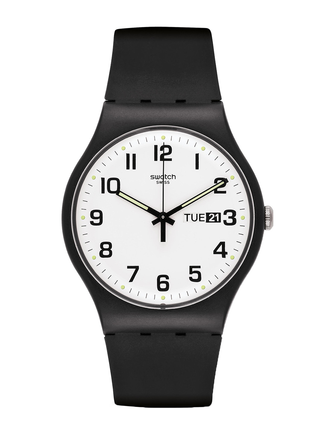 Swatch Unisex Ceramic Straps Analogue Watch SO29B703