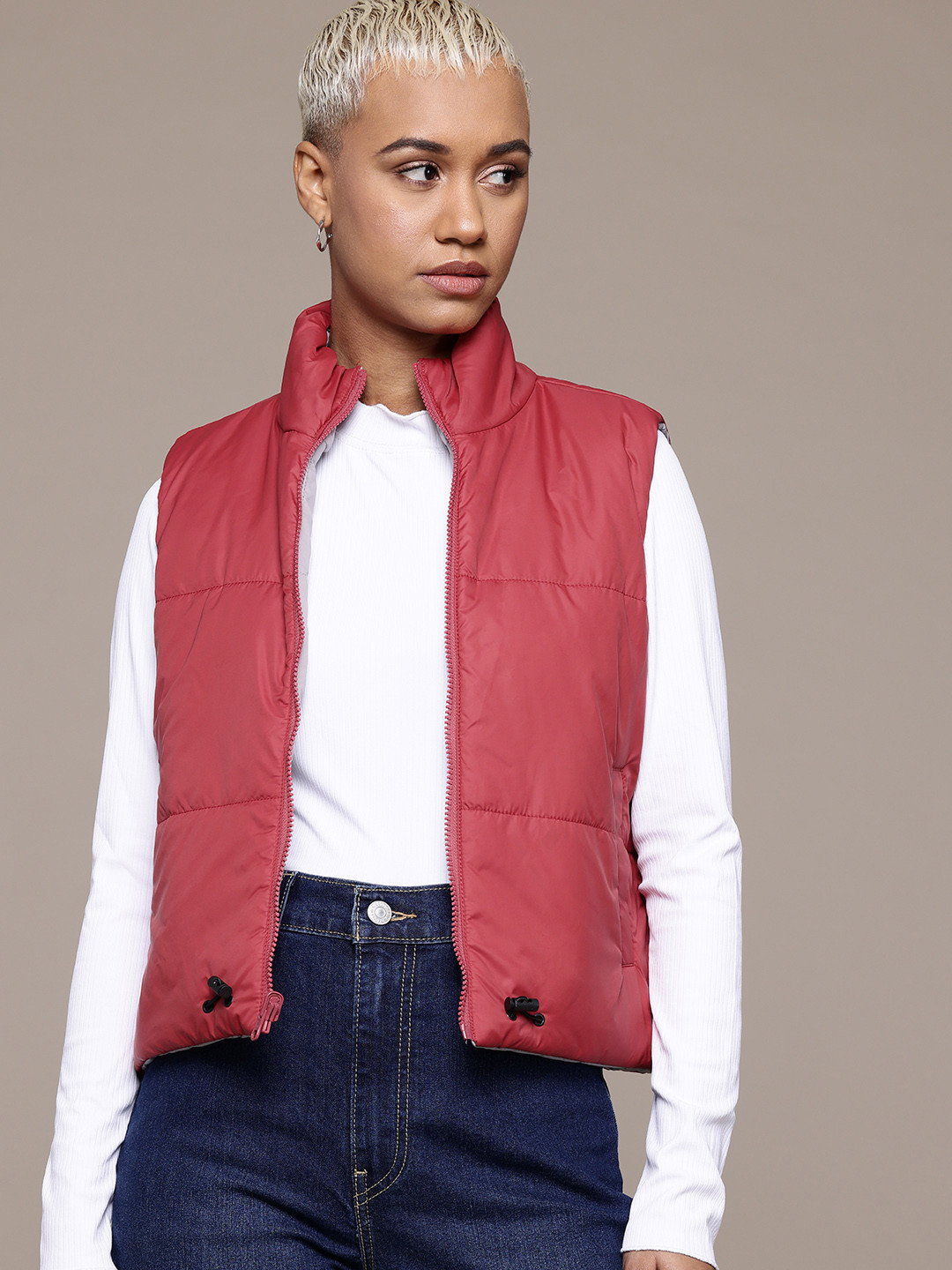 The Roadster Lifestyle Co. Reversible No Padded Jacket