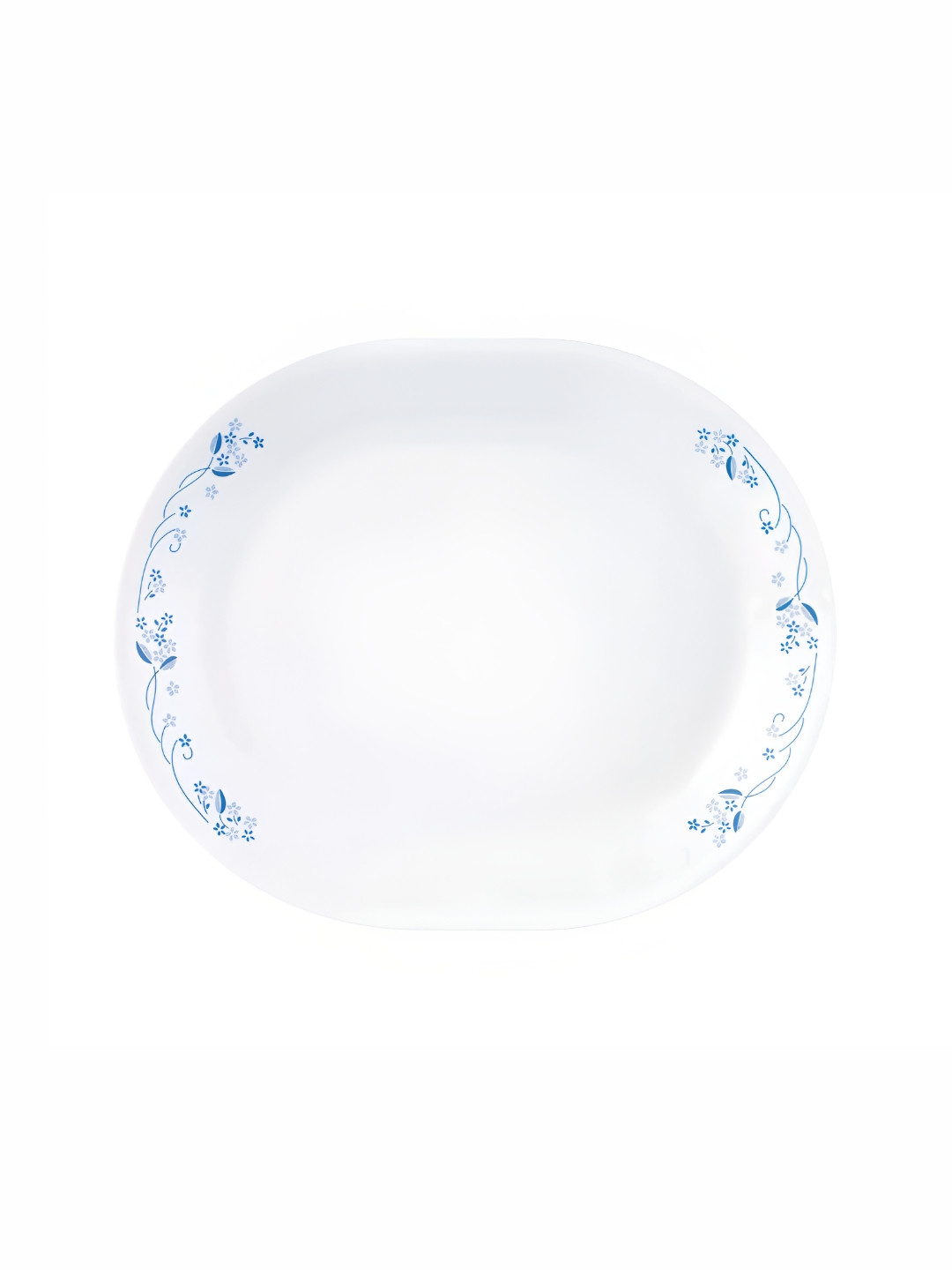 Corelle White & Blue Livingware Provincial Blue Oval Serving Platter