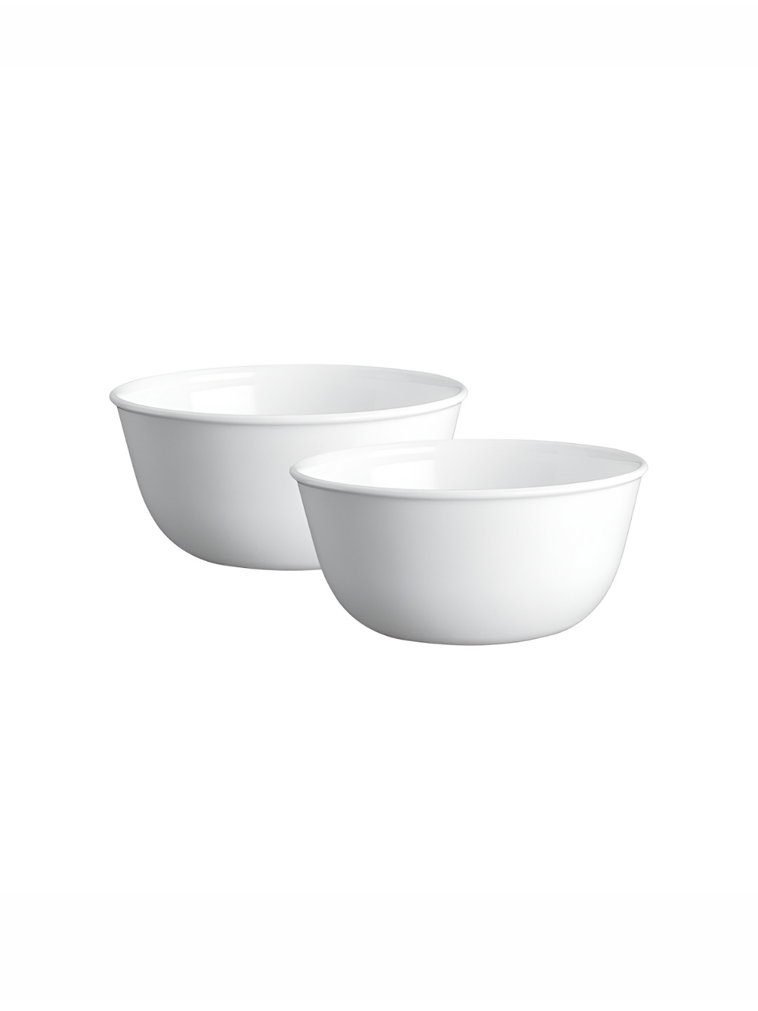Corelle White 2 Pieces Livingware Winter Frost Curry Serving Bowls