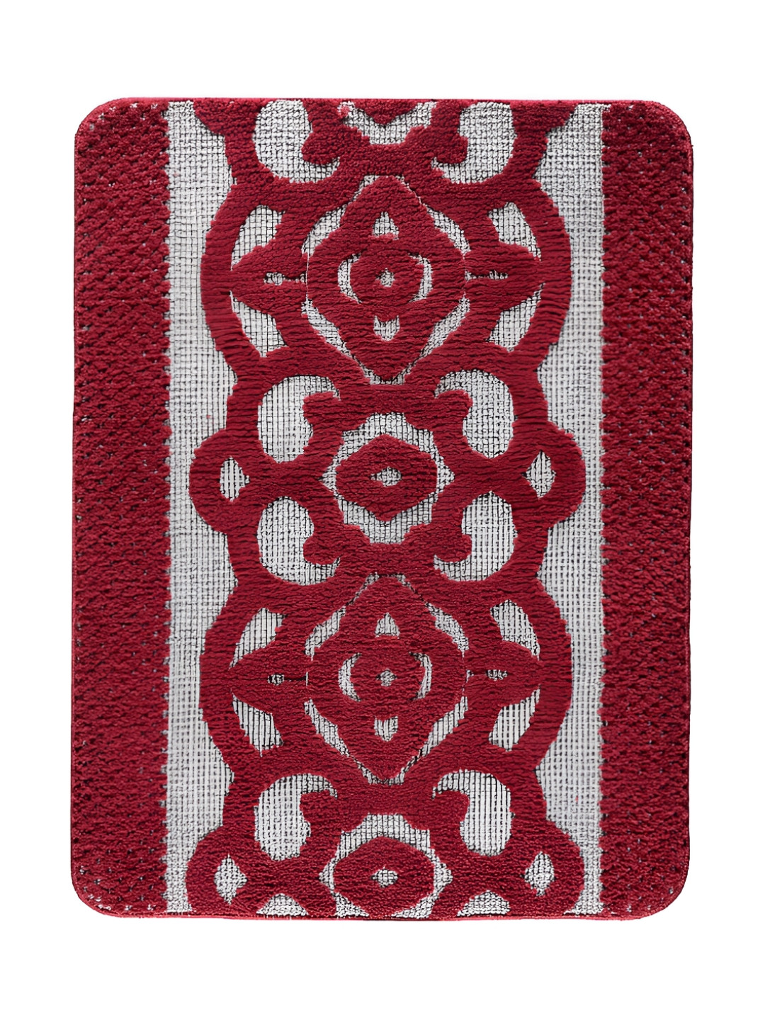Saral Home Maroon 3000 GSM Microfiber Bathmat