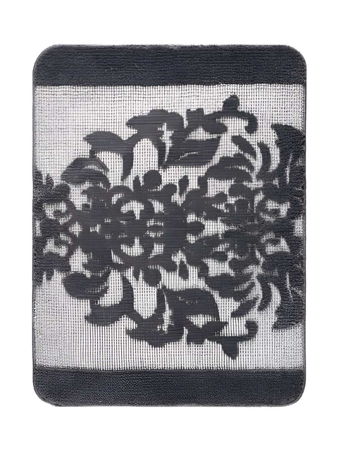 Saral Home Grey 1850 GSM Microfiber Bathmat