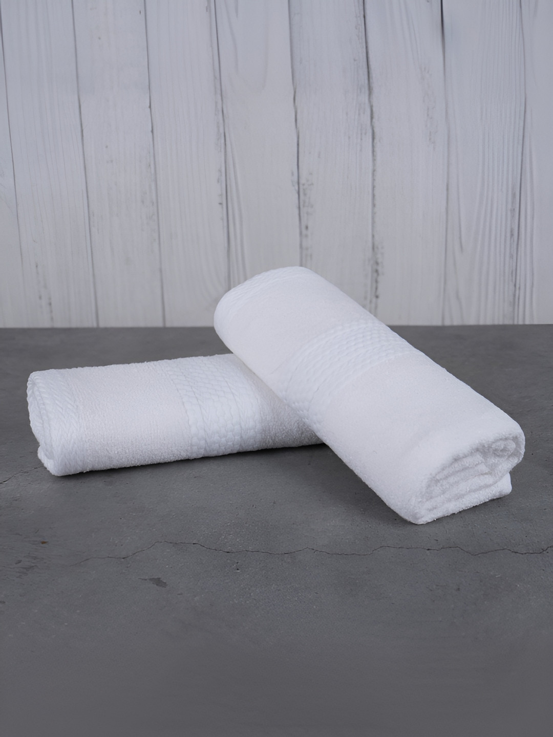 BePlush Zero Twist White 2 Pieces 450 GSM Anti-Microbial Hand Towels