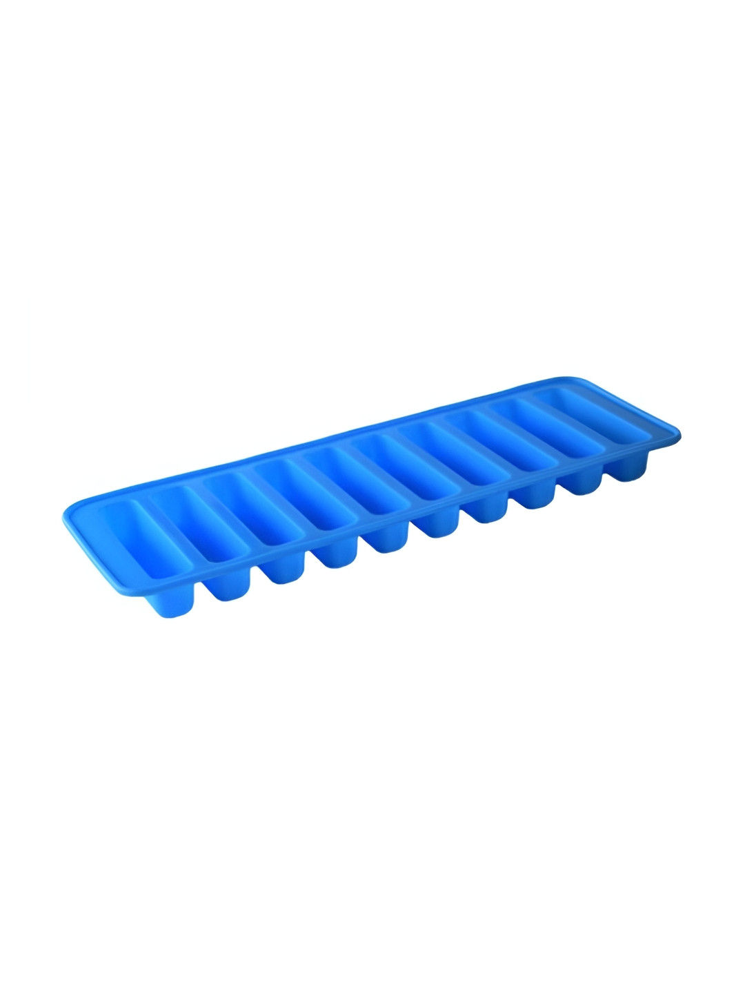 Alexvyan Blue Silicon Ice Tray with 10 Long Stick Pop Up Ice Moulds