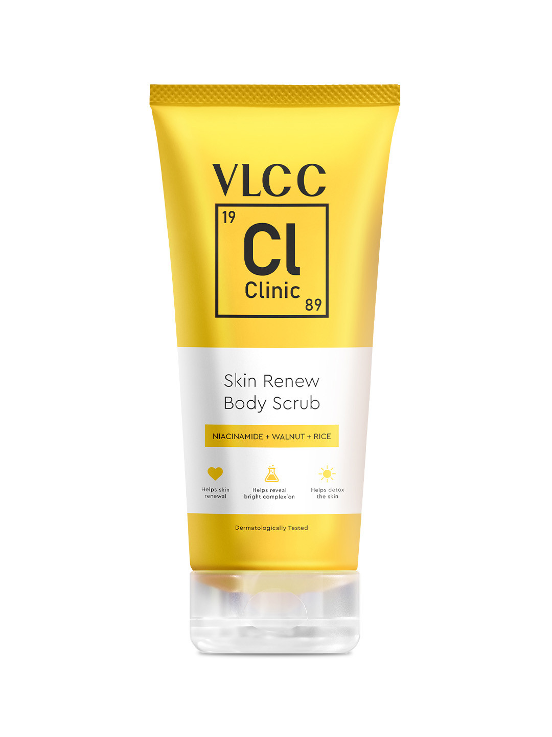 VLCC Clinic Skin Renew Body Scrub With Niacinamide, Walnut & Rice - 200 g