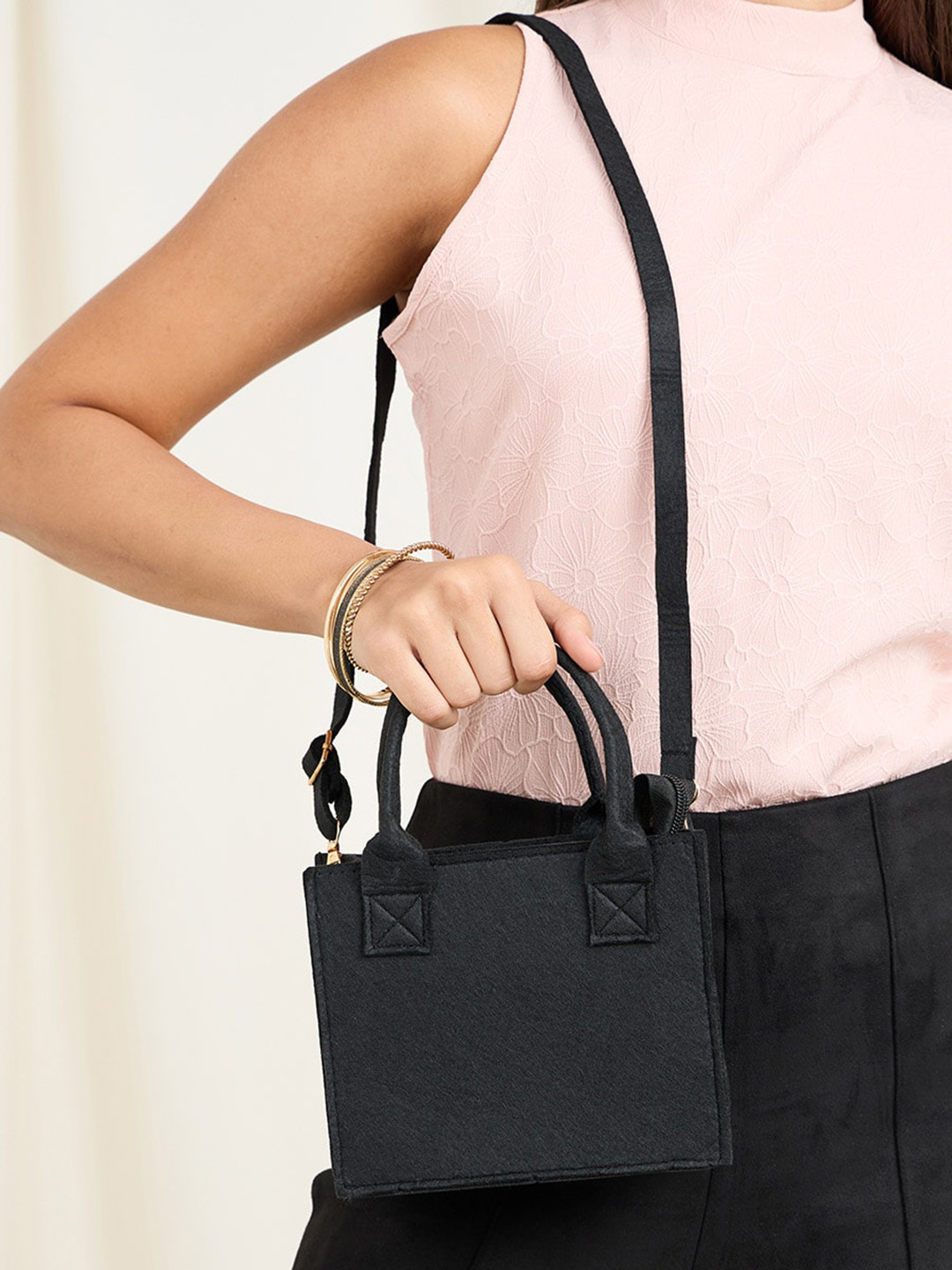 STYLI Plain Handbag Pouch and Purse