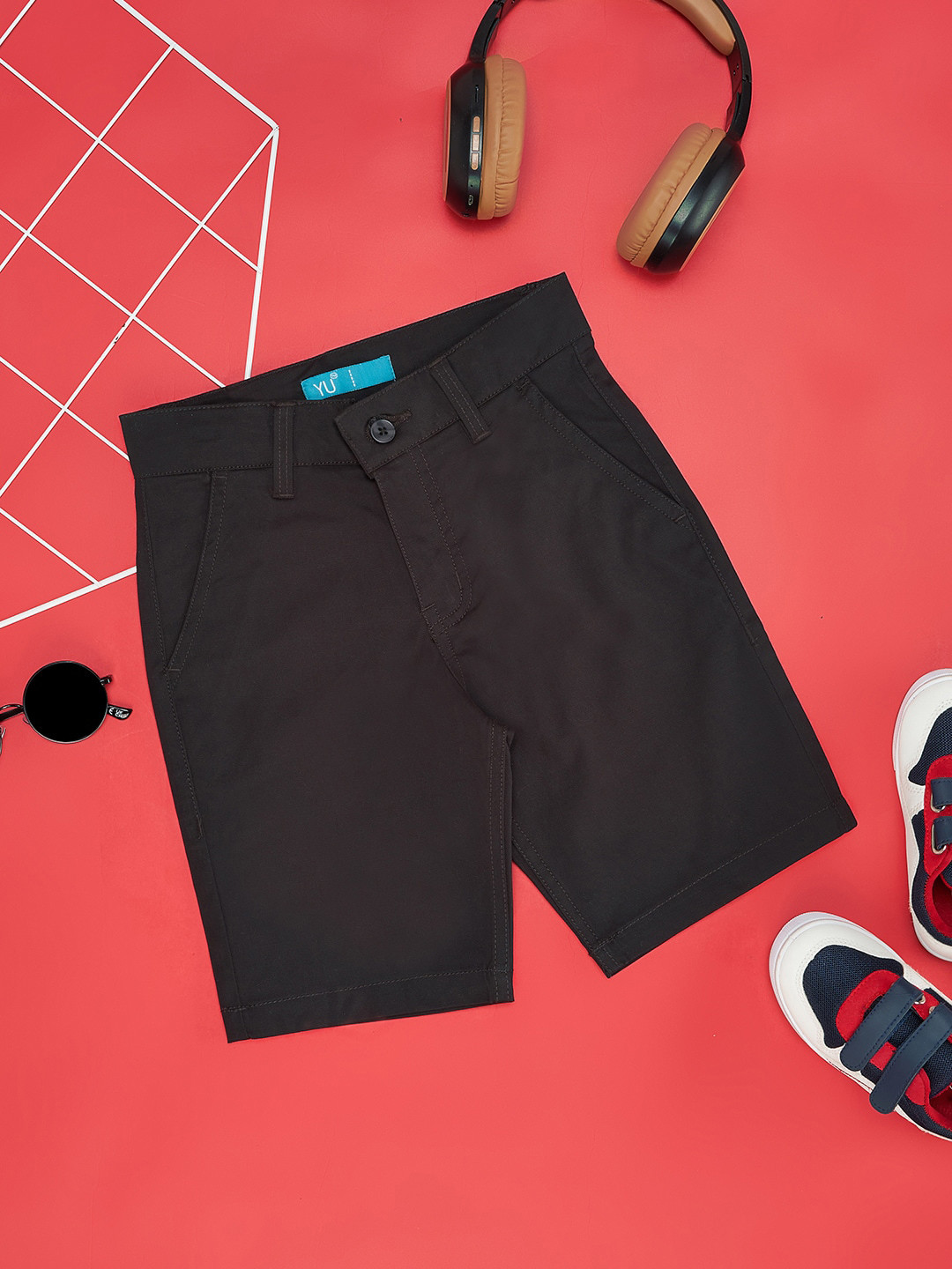 YU by Pantaloons Boys Regular Fit Cotton Chino Shorts