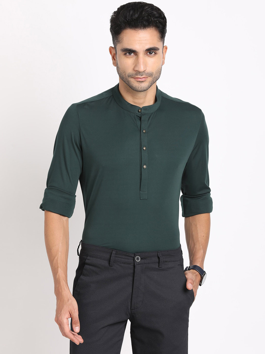 Turtle Men Thread Work Pathani Kurta
