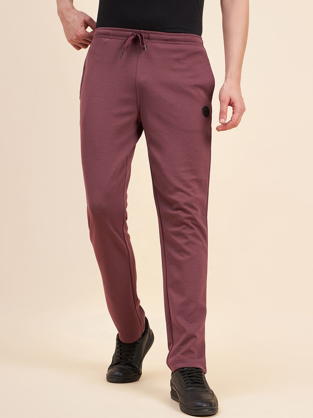 Sweet Dreams Purple Mid-Rise Track Pant