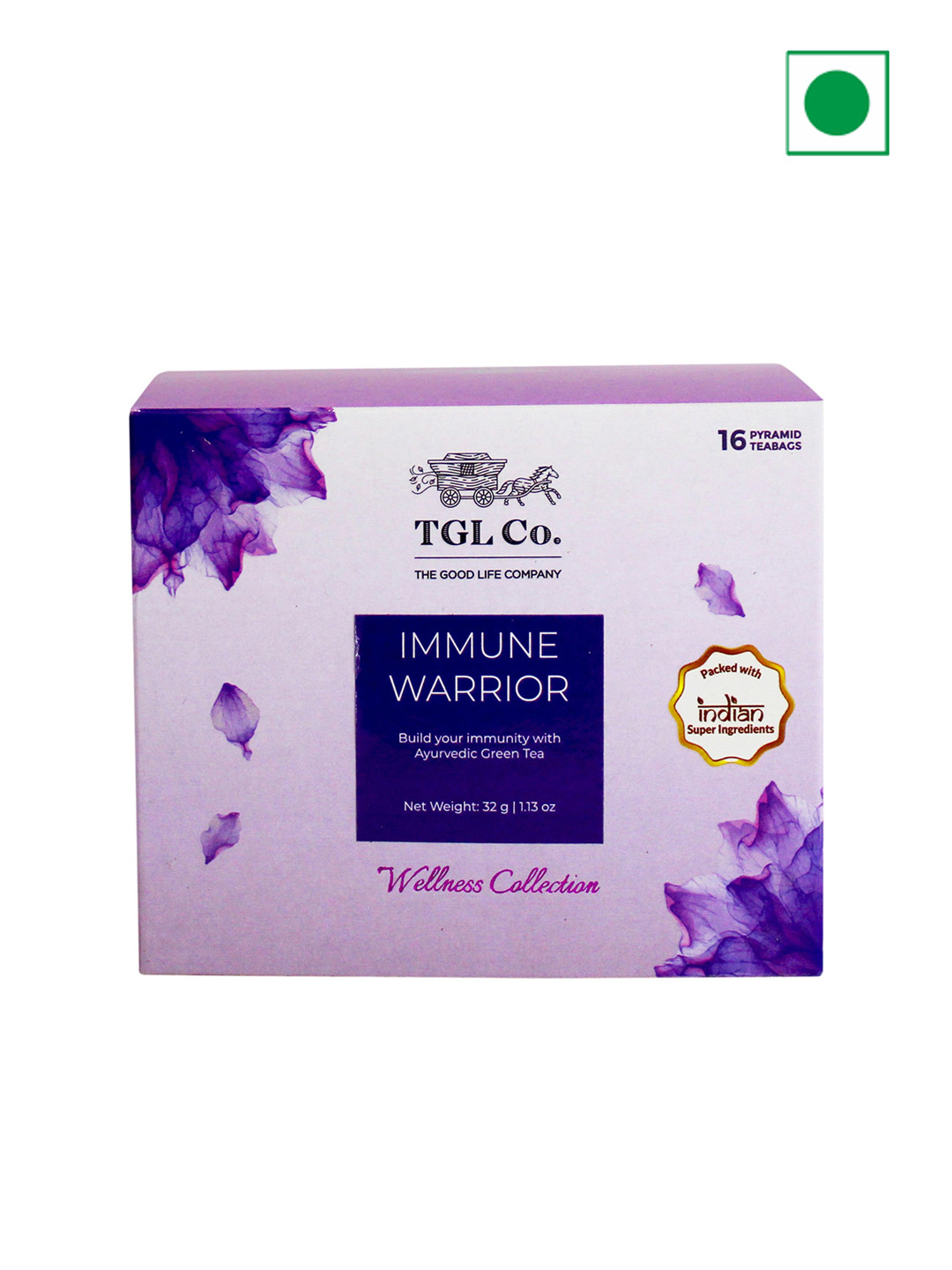 TGL Co. Pack Of 2 Immune Warrior Green Tea Bags-100g