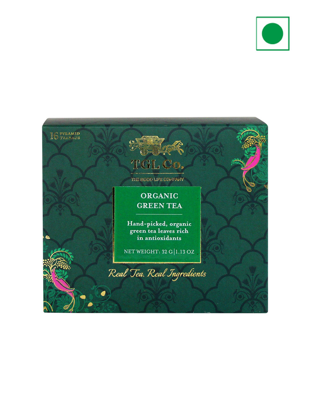 TGL Co. The Good Life Company Organic Green Tea Bags - 32 G