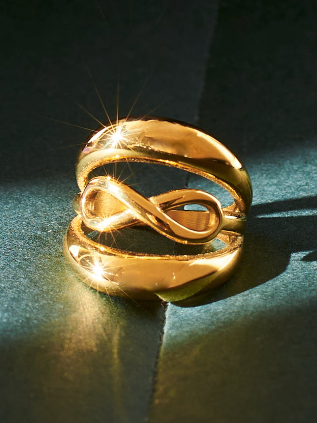 SALTY Stainless Steel Infinite Valor Finger Ring