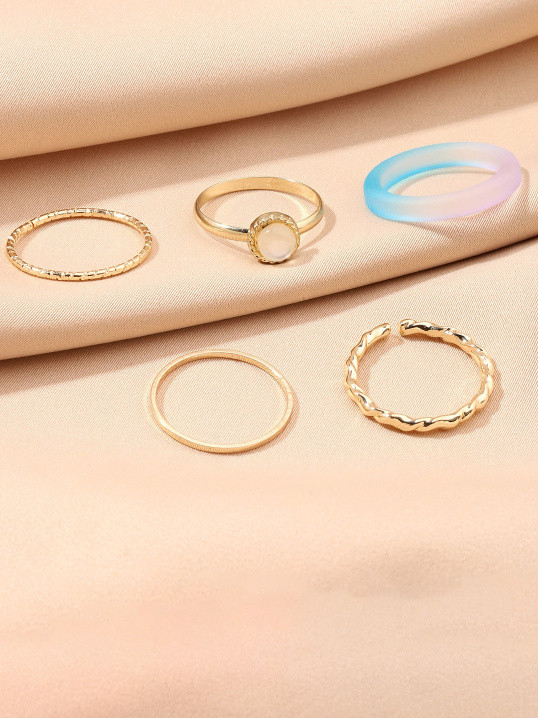 SALTY Set of 5 Finger Ring