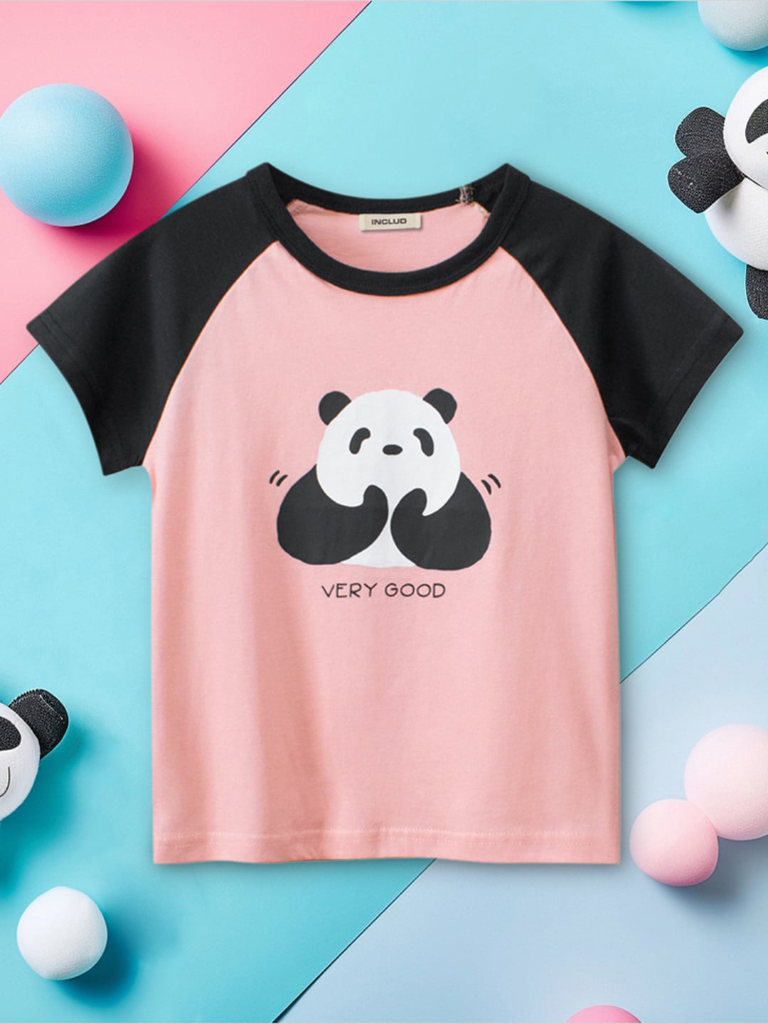 INCLUD Girls Extended Sleeves T-shirt