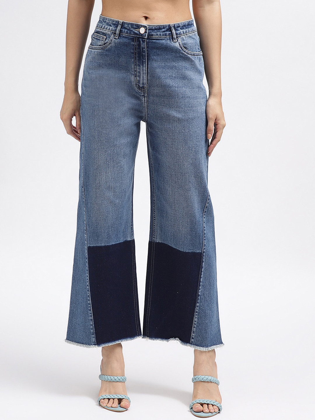 Iconic Women Flare Cotton Jeans