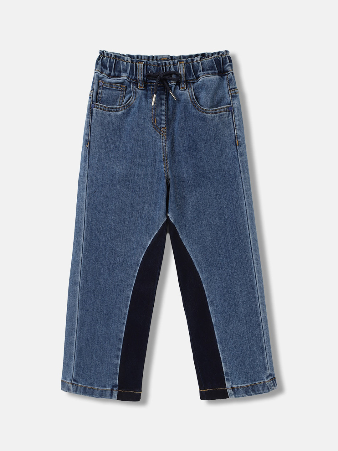 Blue Giraffe Girls Straight Fit Mid-Rise Jeans