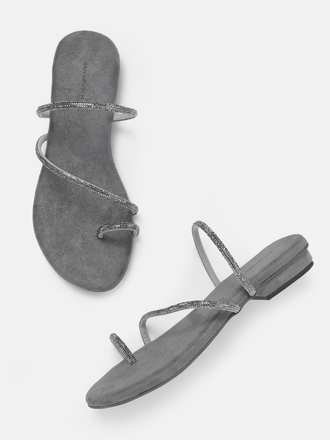 Van Heusen Embellished One Toe Flats