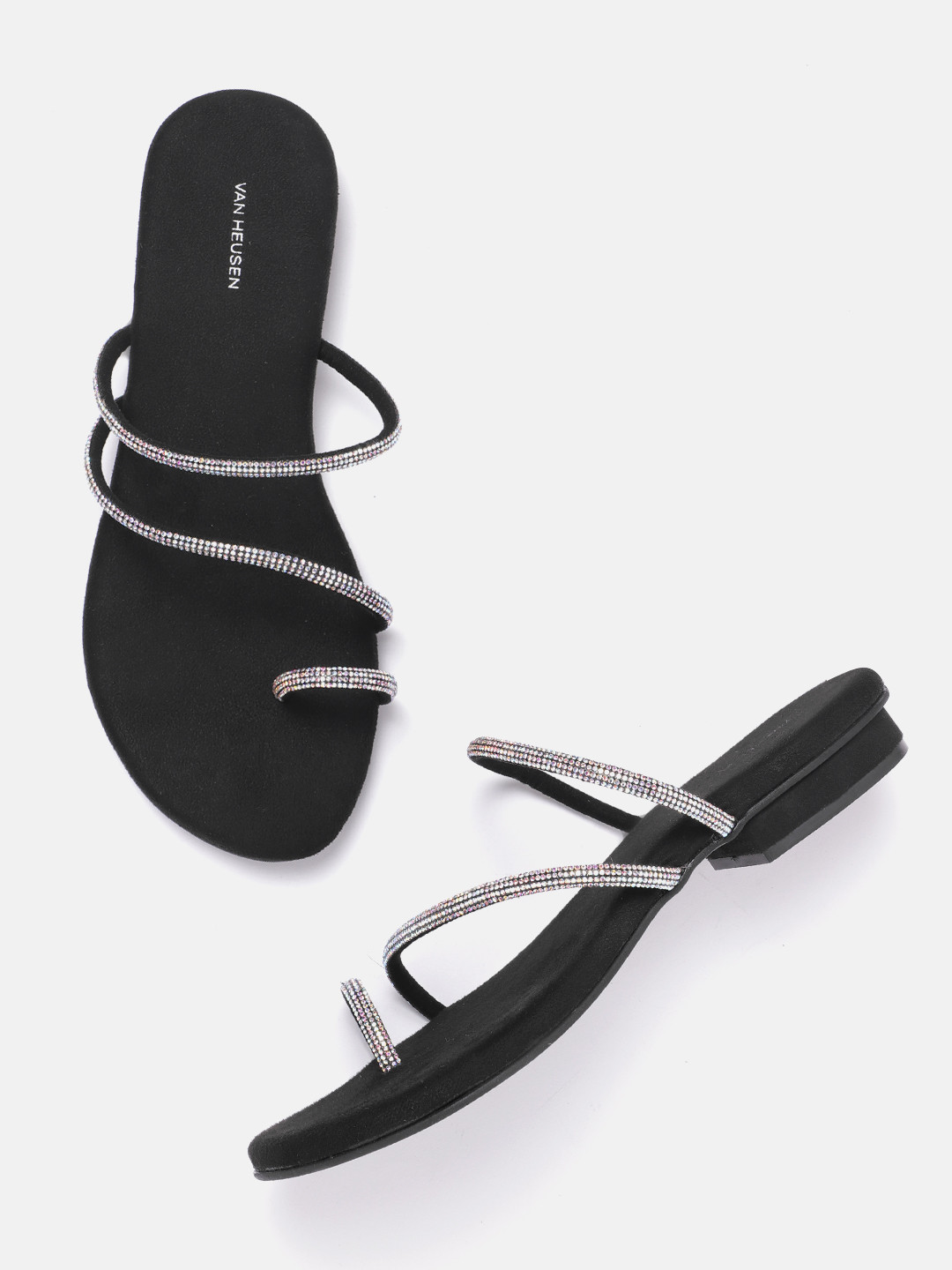 Van Heusen Embellished One Toe Flats