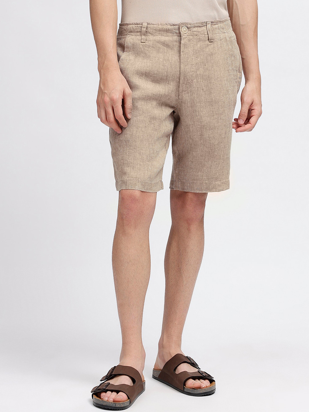 Bruun & Stengade Men Linen Shorts