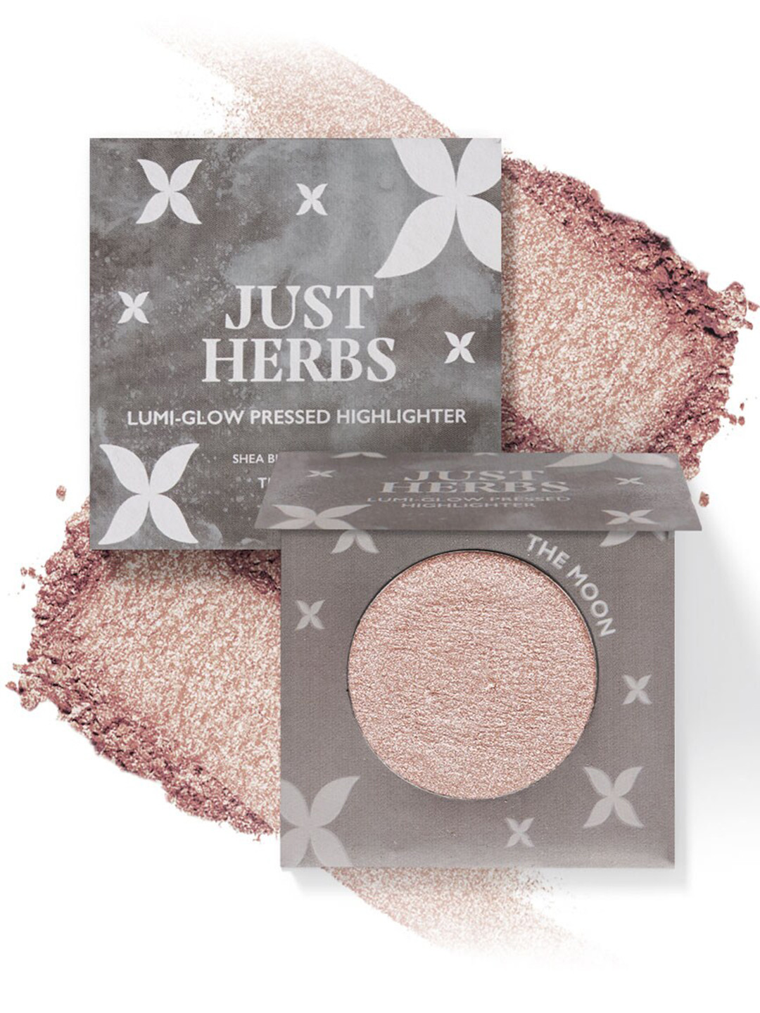 Just Herbs Lumi-Glow Pressed Highlighter - 3.5g- The Moon