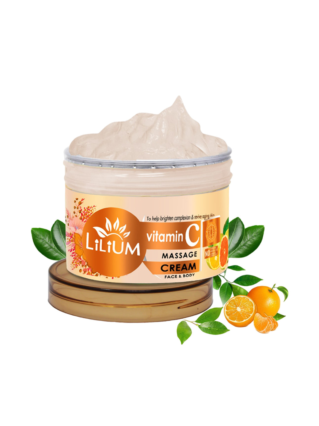 Lilium Vitamin C Massage Cream To Brighten Complexion - 250g