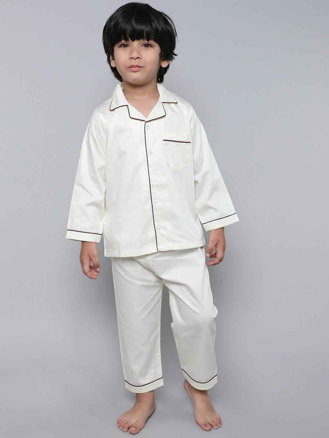 BAESD Boys Shirt With Pyjamas Night suit