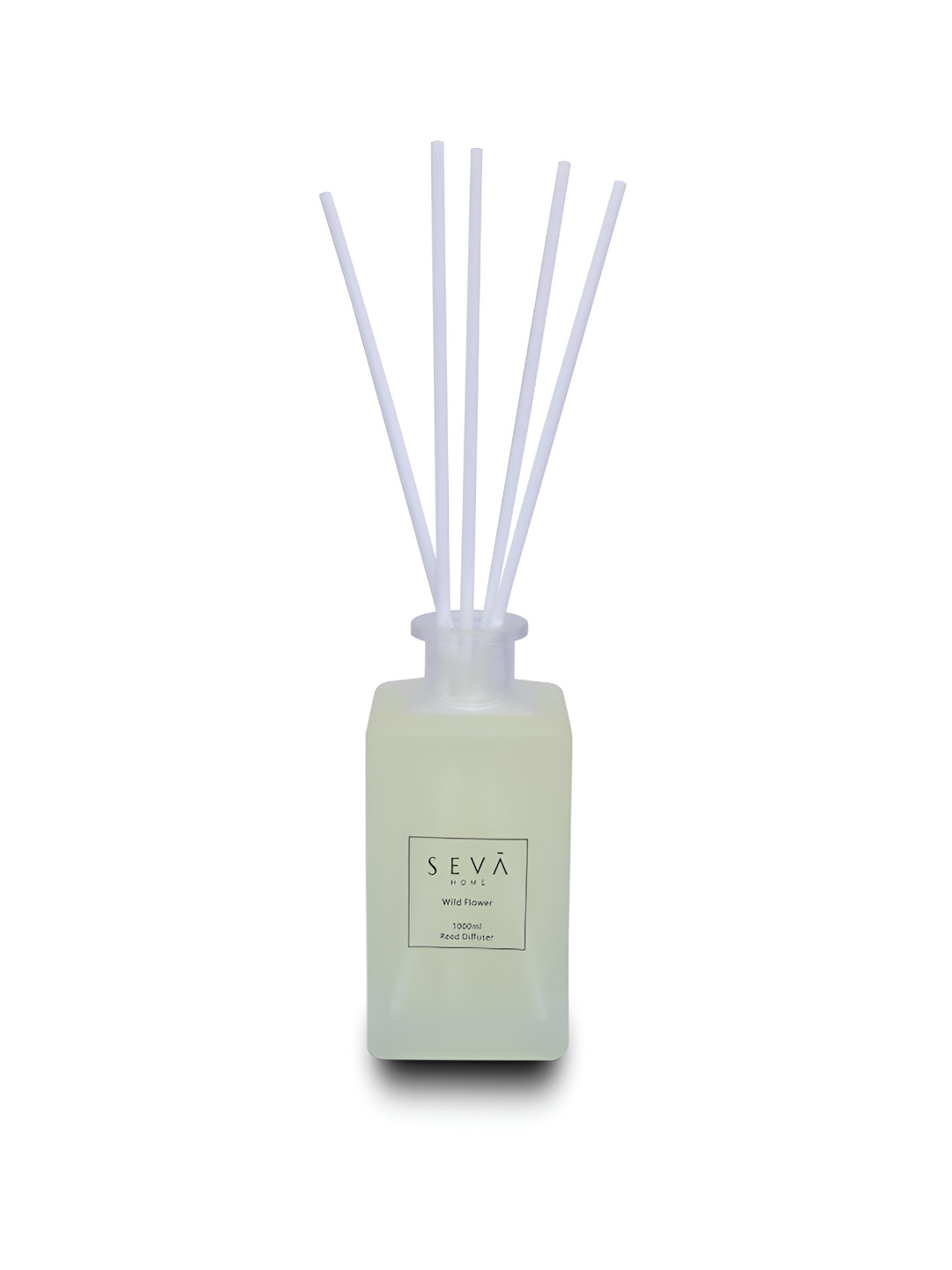 Seva Home Transparent & White Reed Diffuser Wild Flower 1 Ltr