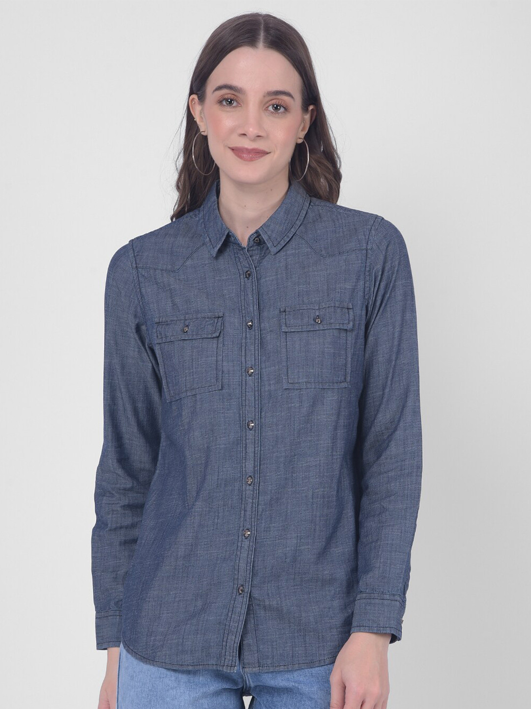 Numero Uno Women Solid Slim Fit Shirt