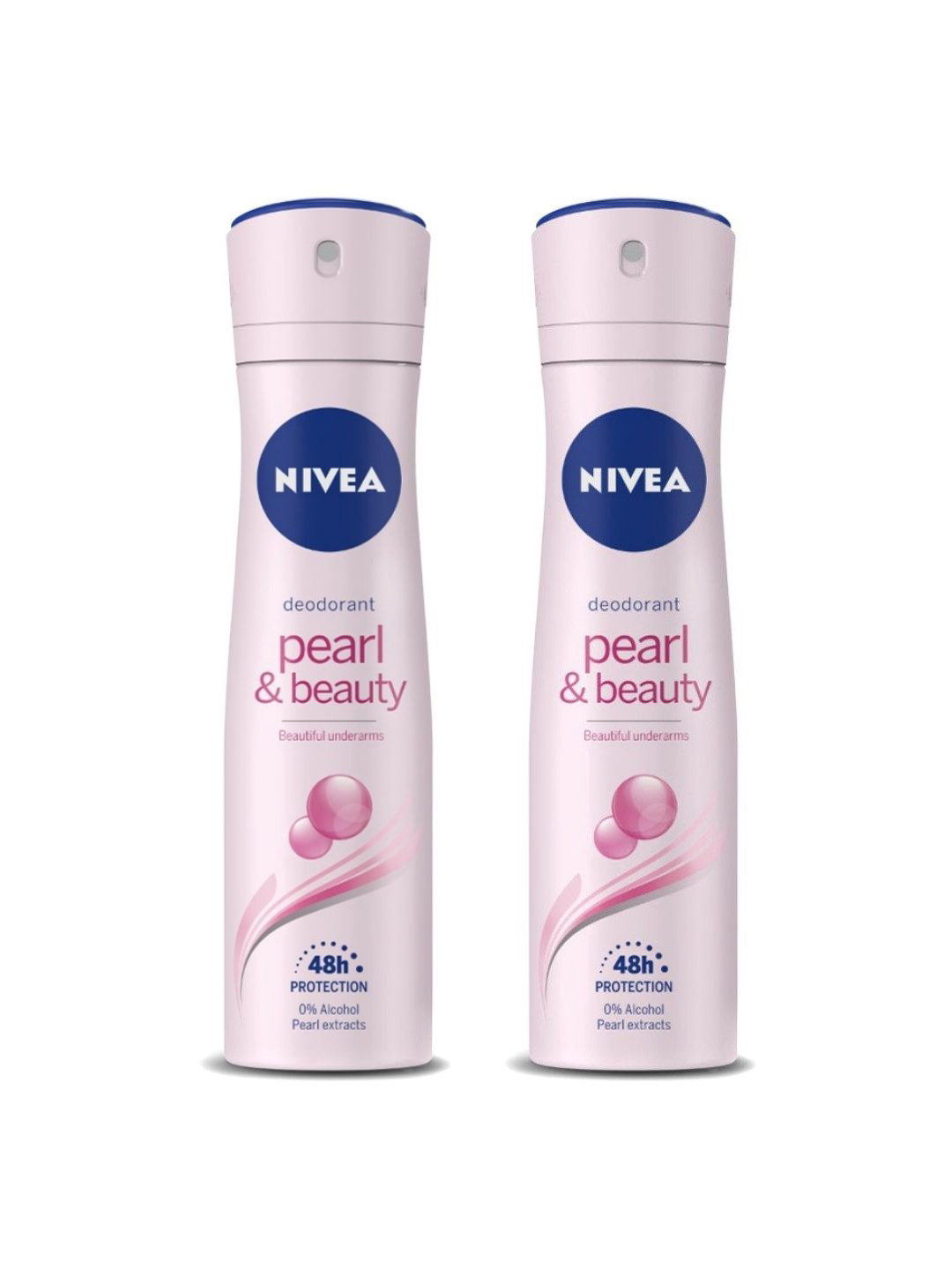Nivea Women Set of 2 Pearl & Beauty Deo for Beautiful Underarms - 92 g Each