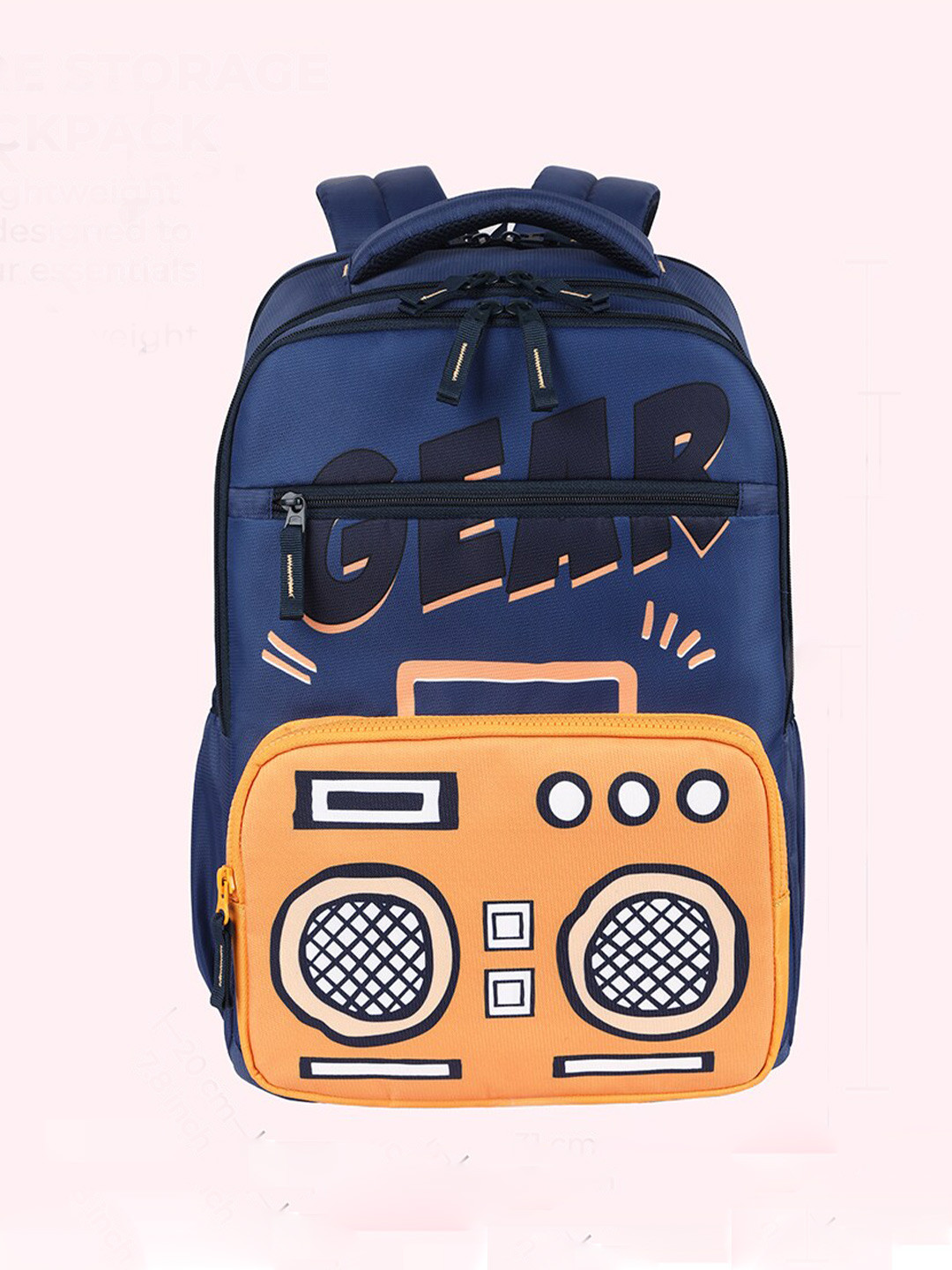 Gear Boys Graphic Printed Backpack