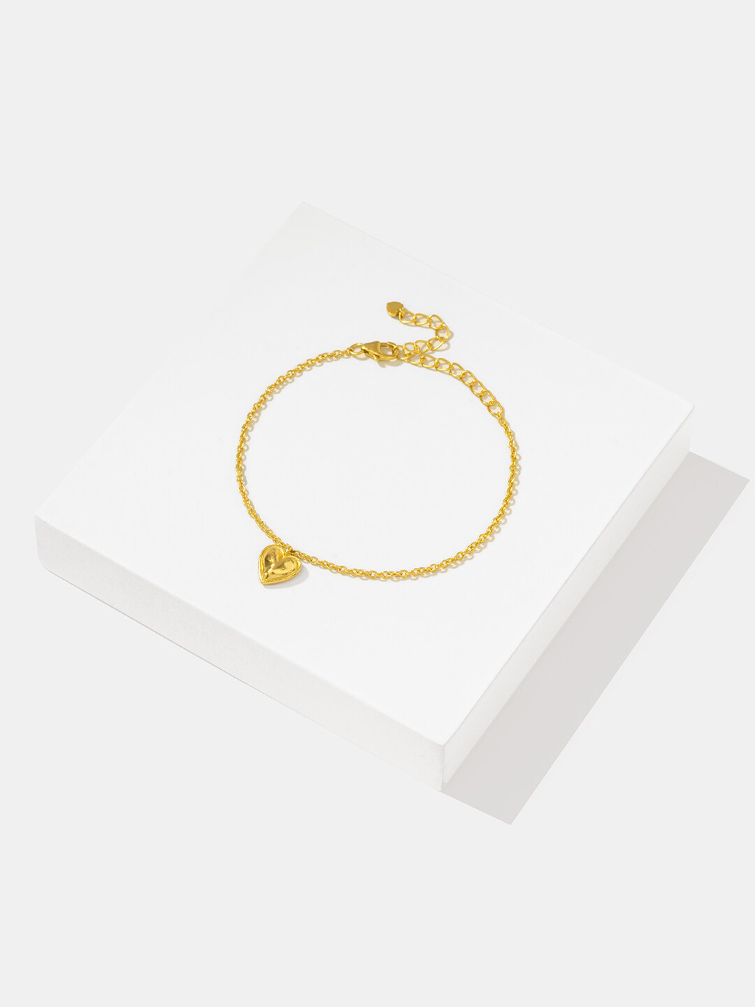 SHAYA Women 925 Sterling Silver Gold-Plated Bangle-Style Bracelet