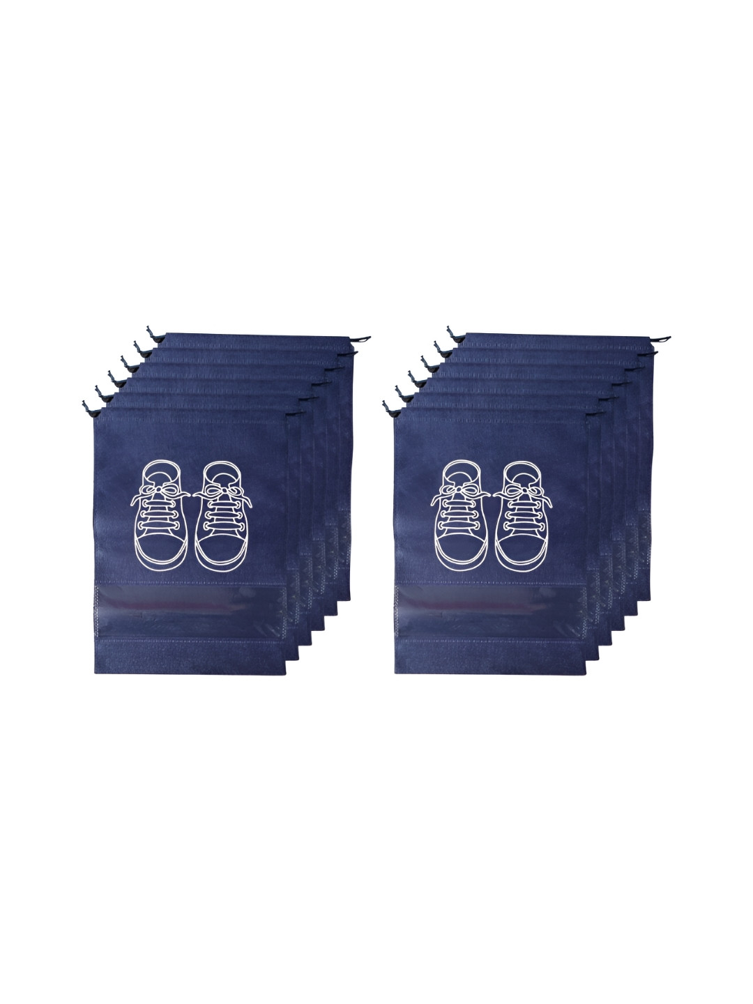 UniKart Pack of 12 Printed Extra-Large Shoe Bag