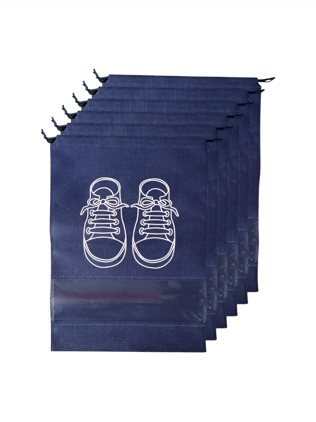 UniKart Pack of 6 Printed Extra-Large Shoe Bag