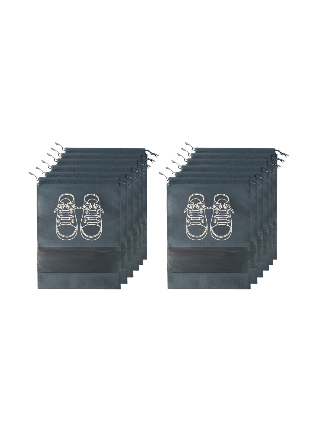 UniKart Pack Of 12 Printed Extra-Large Shoe Bag