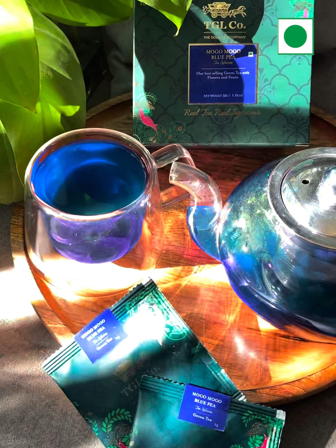 TGL Co. Mogo Mogo Blue Pea Tea Infusion 16 Tea Bags