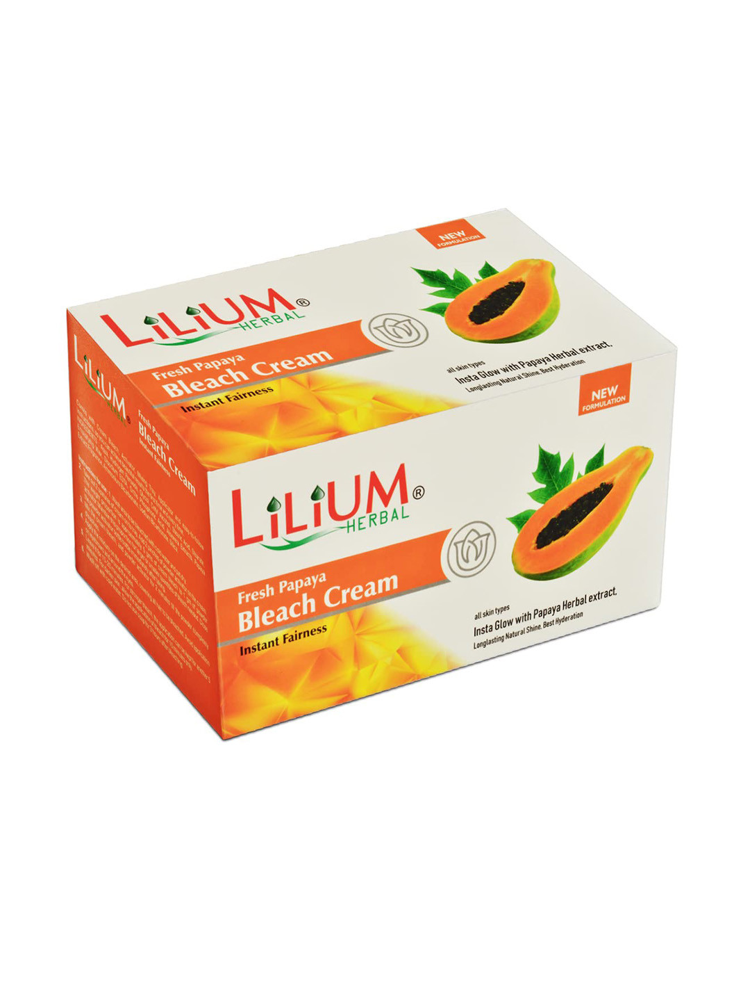 Lilium Fresh Papaya Bleach Cream Enriched With Papaya Herbal Extract-300g