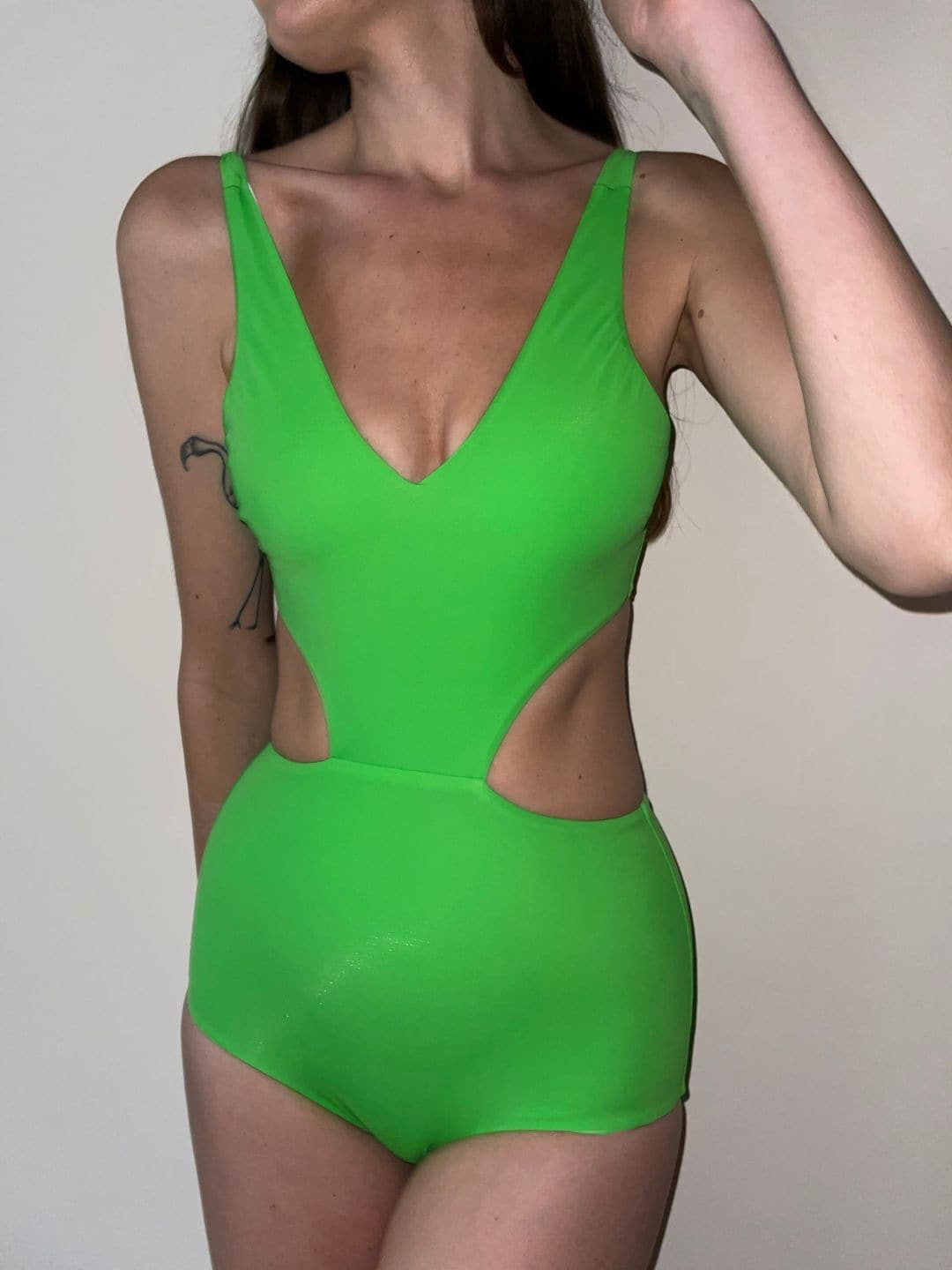 NADI NADI V-Neck Swim Bodysuit