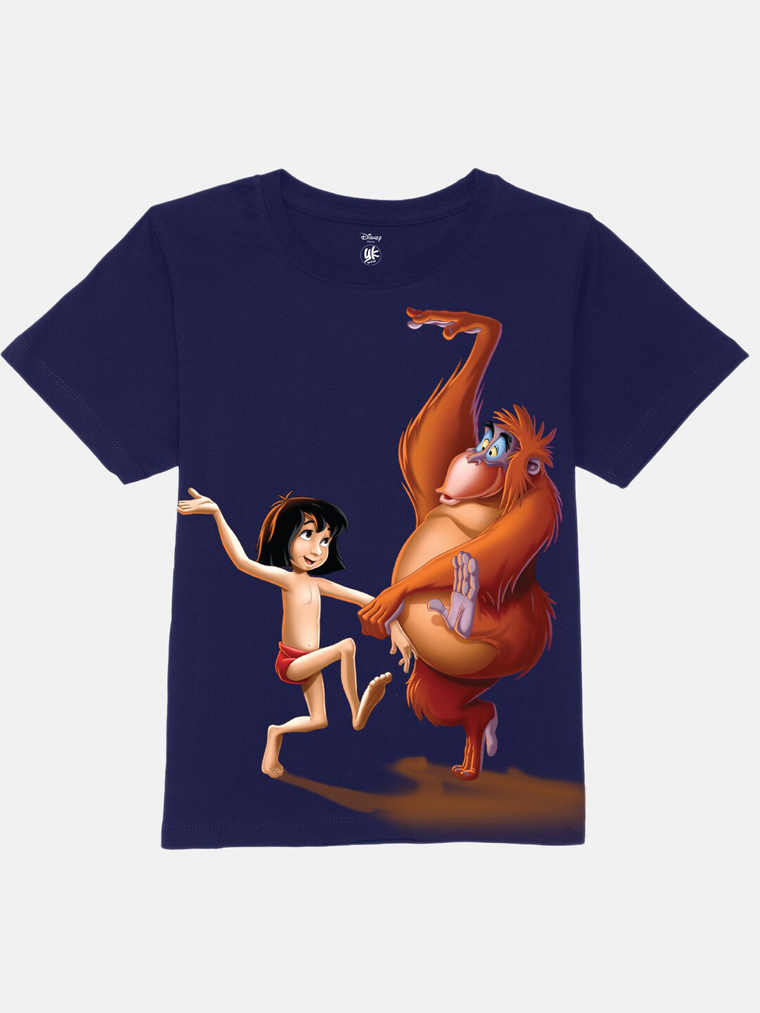 YK Disney Boys The Jungle Book Printed Pockets T-shirt