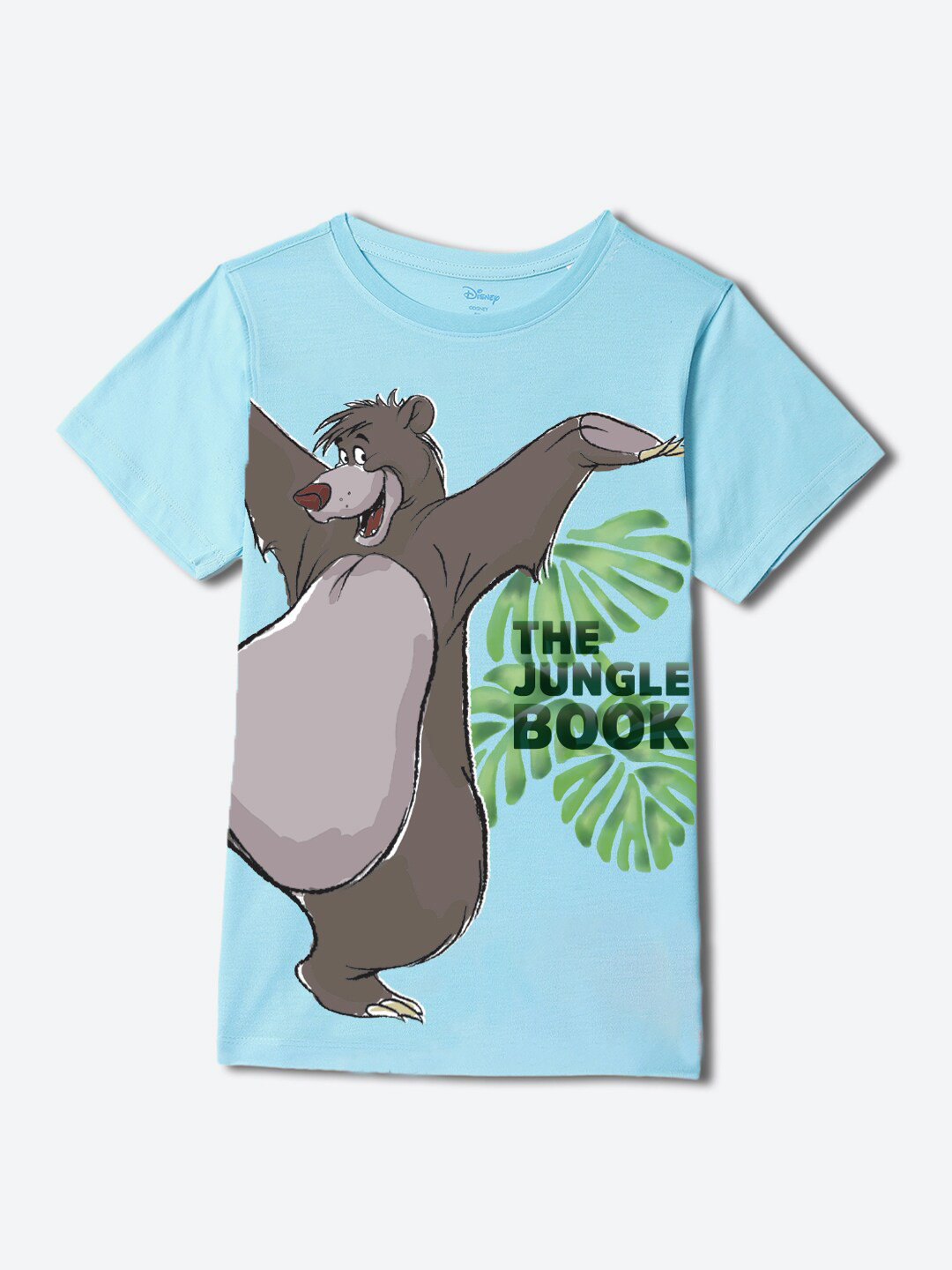 YK Disney Boys The Jungle Book Printed Applique T-shirt