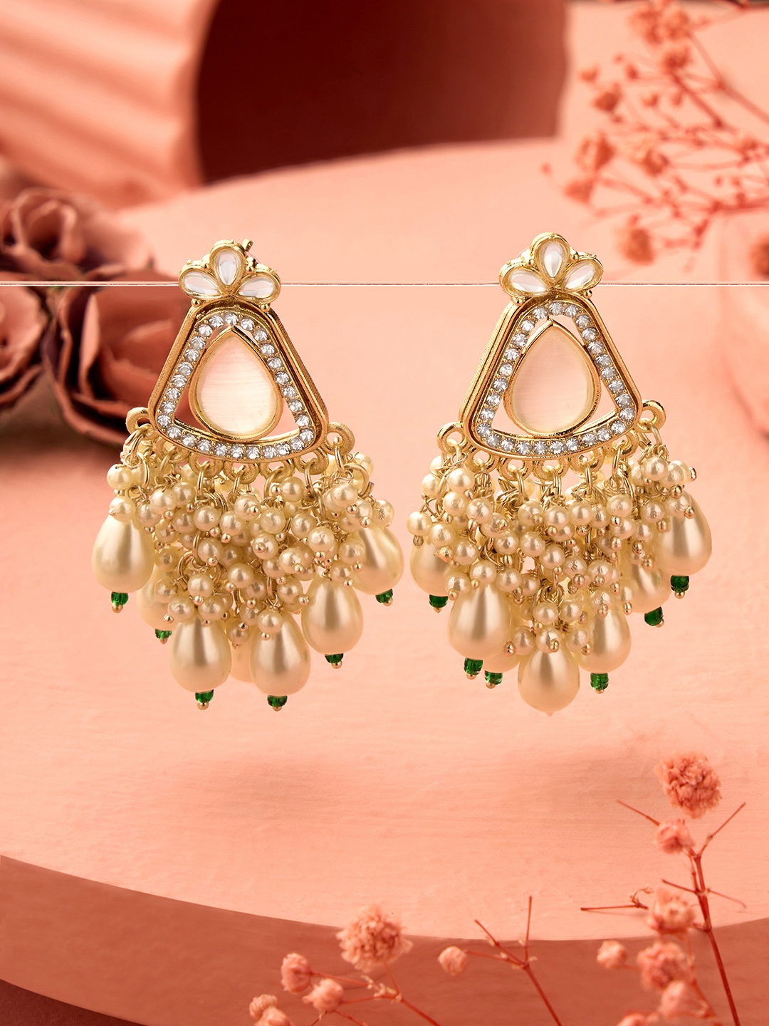 Buy Zaveri Pearls Contemporary Drop Earrings Earrings for Women 28899388 Myntra