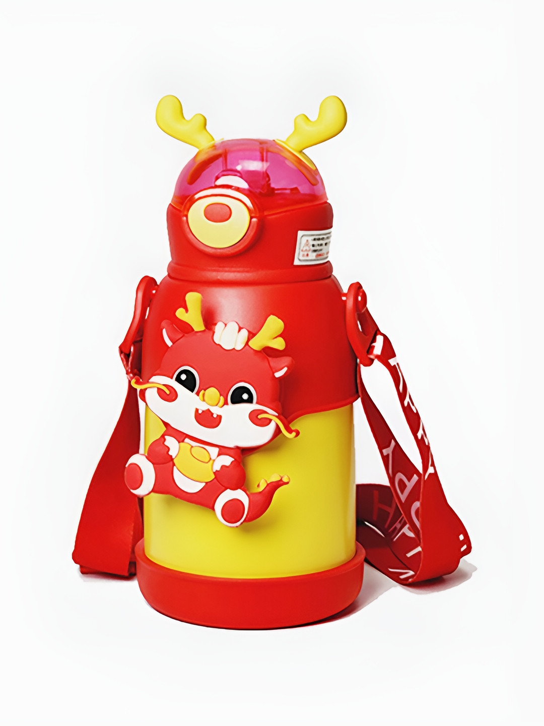 Little Surprise Box LLP Orange Colourblocked Stainless Steel Spill Proof Sipper - 500ml