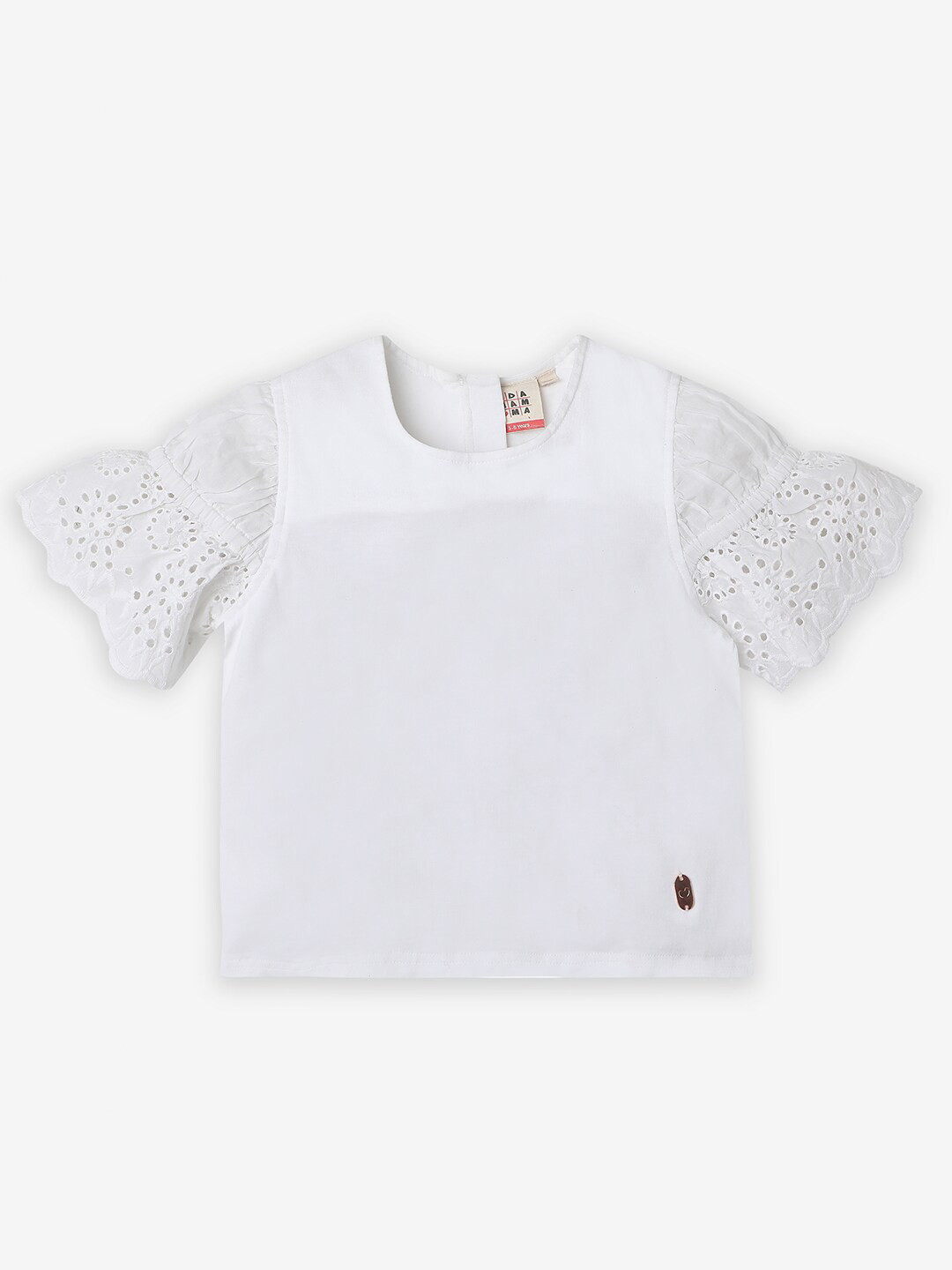 Ed-a-Mamma Girls V-Neck Bio Finish T-shirt