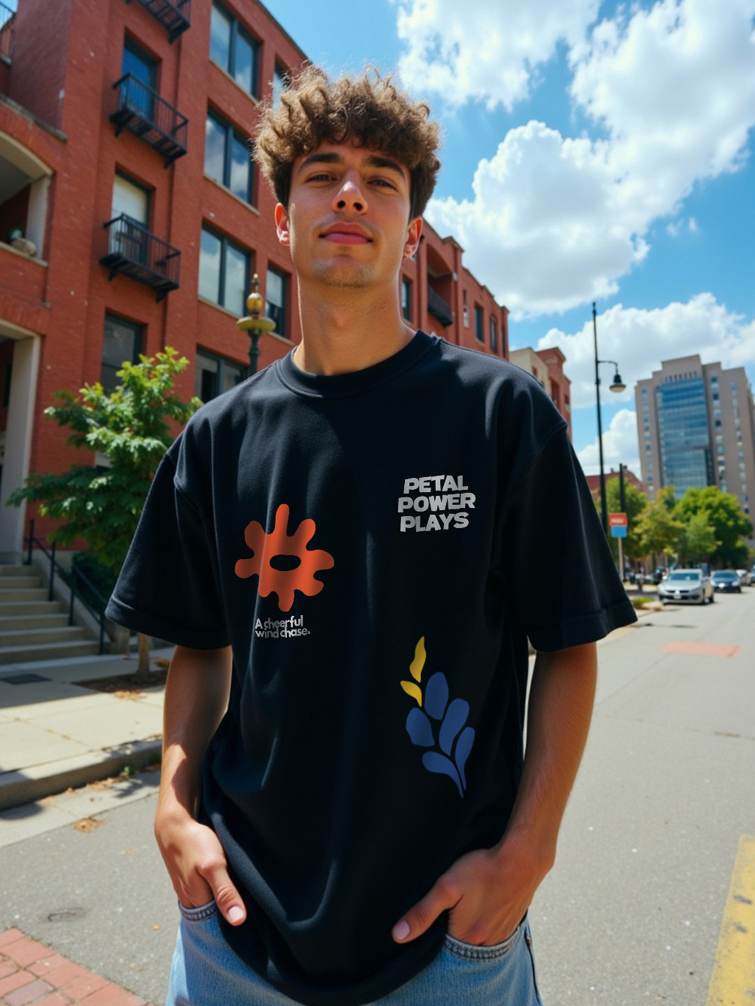 Mad Over Print Men Sports Printed Applique T-shirt