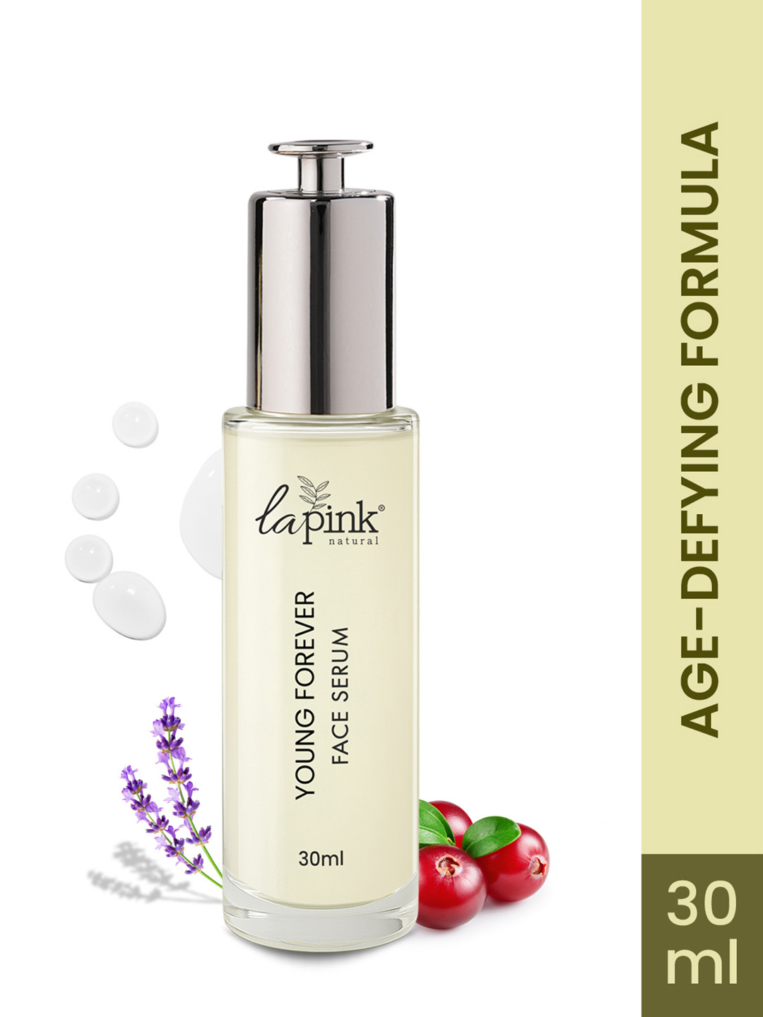 La Pink Young Forever Face Serum with Bakuchi for Fighting Signs of Ageing - 30ml