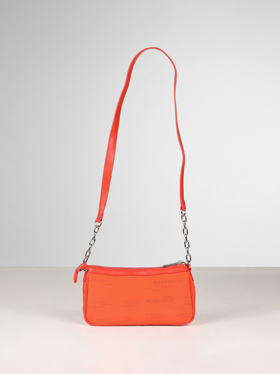 Allen Solly Woman Colourblocked PU Structured Shoulder Bag with Quilted